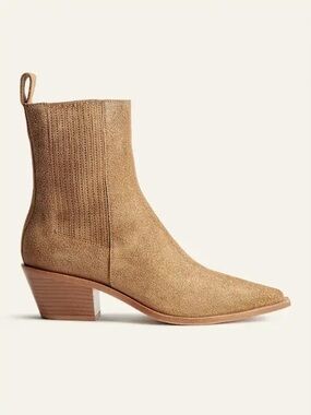 Reformation Ophelia Western Chelsea Boot Suede Size 6